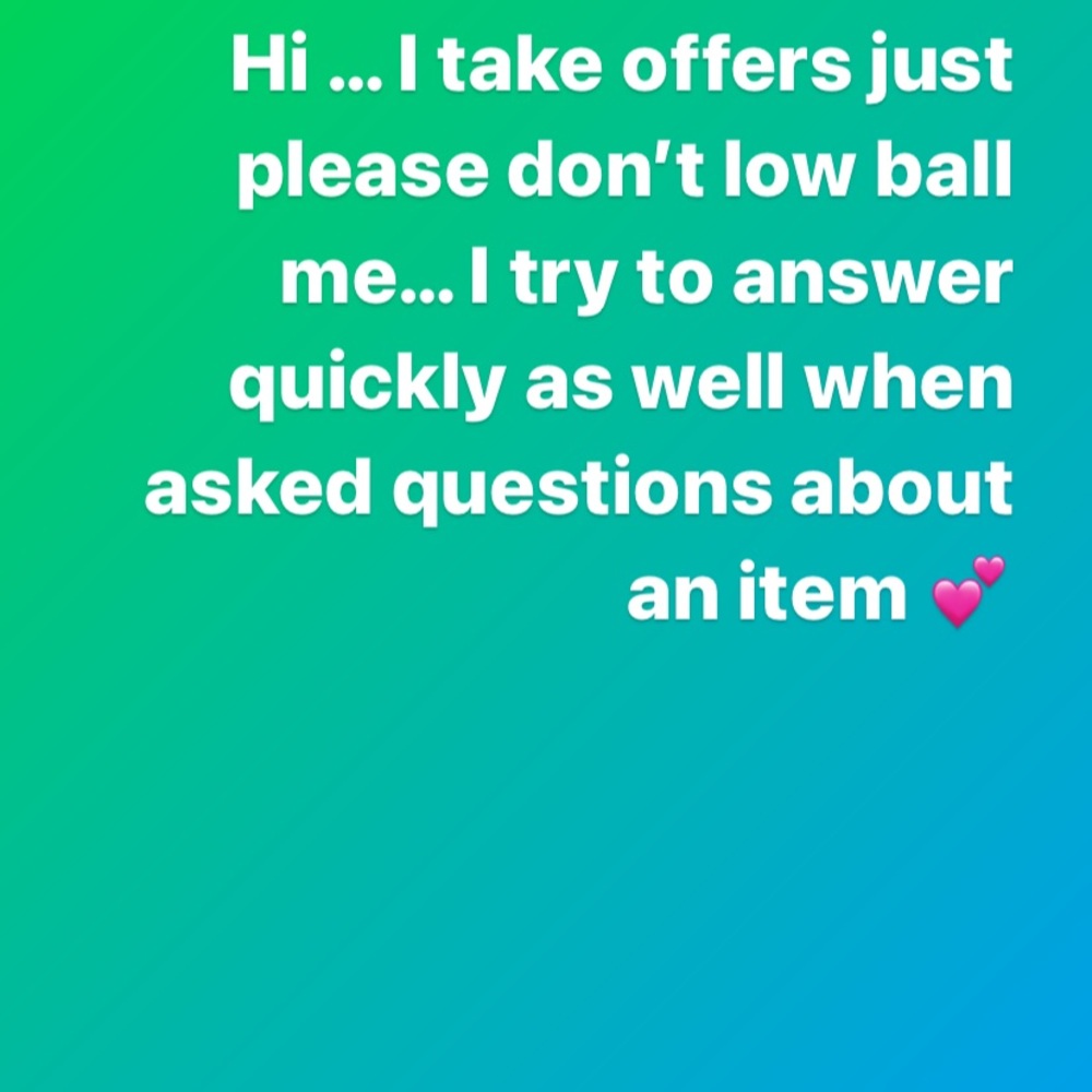 I take offers